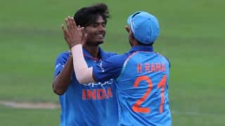 ICC Under-19 World Cup 2018: Anukul Roy stars again; India restrict Zimbabwe to 154